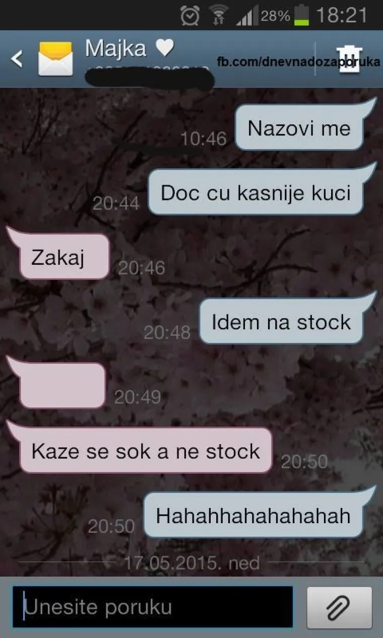 Kad mamu nazove&scaron; 'Interpol', a ona je bijesna jer je zove&scaron; samo zbog para: JO&Scaron; 30 urnebesnih poruka roditelja