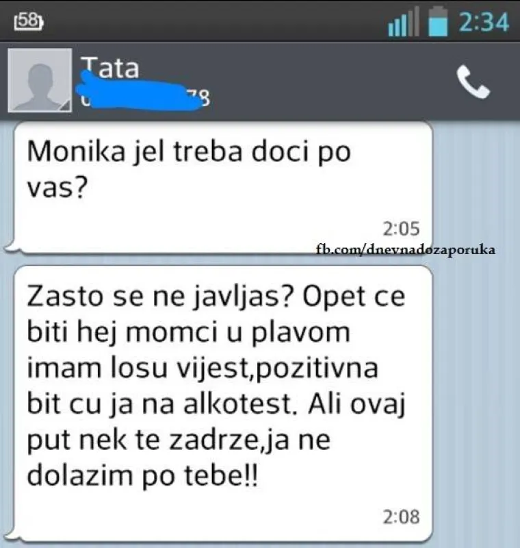 Kad mamu nazove&scaron; 'Interpol', a ona je bijesna jer je zove&scaron; samo zbog para: JO&Scaron; 30 urnebesnih poruka roditelja