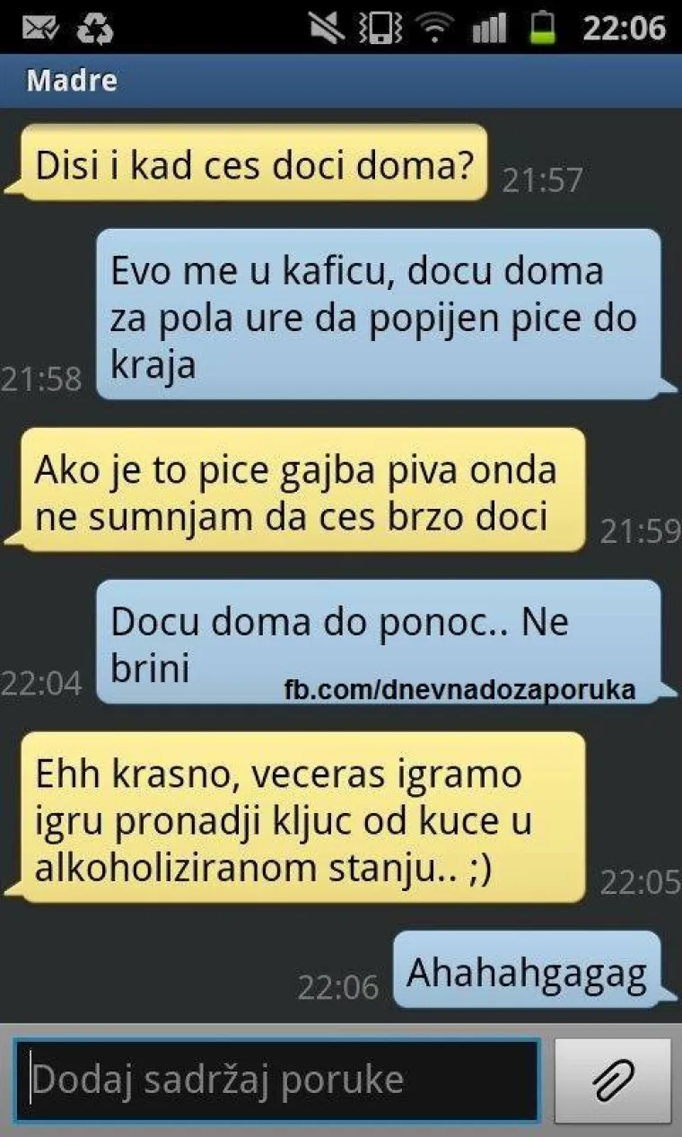 Kad mamu nazove&scaron; 'Interpol', a ona je bijesna jer je zove&scaron; samo zbog para: JO&Scaron; 30 urnebesnih poruka roditelja