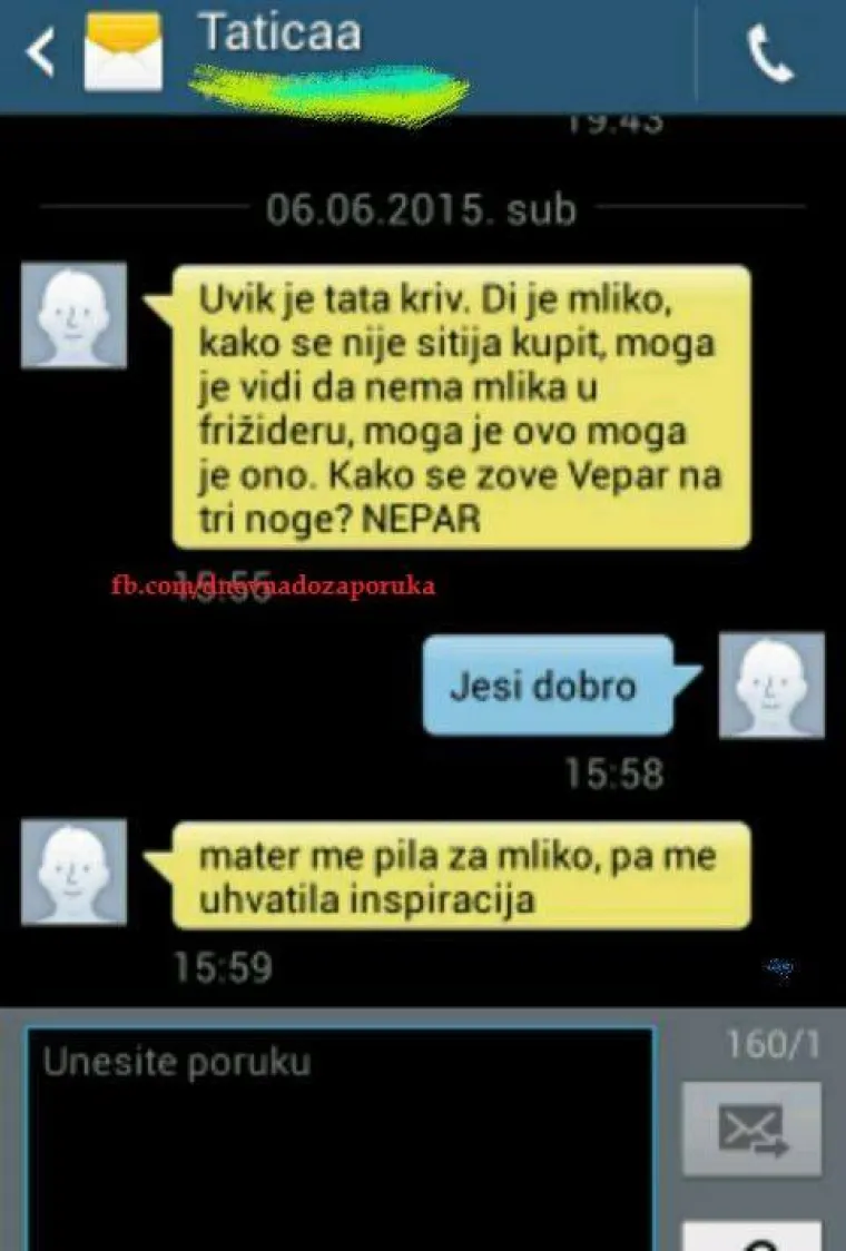 Kad mamu nazove&scaron; 'Interpol', a ona je bijesna jer je zove&scaron; samo zbog para: JO&Scaron; 30 urnebesnih poruka roditelja