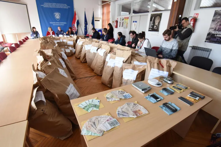 Riječ je o jednoj od najvećih zapljena droge u Hrvatskoj