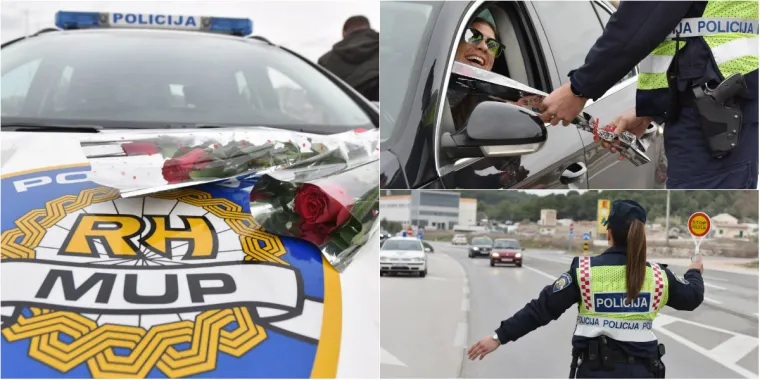 Inače ne volimo kad nas zaustave, ali policajci su danas pripremili lijepo iznenađenje za vozačice!