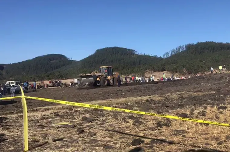 Pogledajte kako izgleda mjesto na koje se srušio Boeing 737: Od aviona ostale samo krhotine