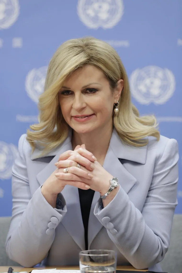 Dvije predsjednice razmijenile su mi&scaron;ljenja o bilateralnim odnosima, zajedničkim politikama unutar Europske unije i na globalnoj sceni te o položaju žena u visokoj politici.