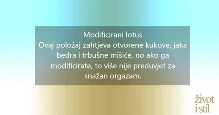 Za one manje fleksibilne: uz ove četiri poze začinite seks