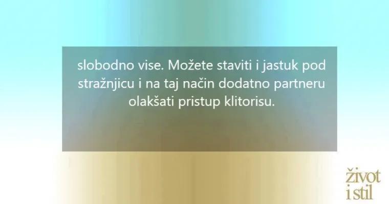 Za one manje fleksibilne: uz ove četiri poze začinite seks