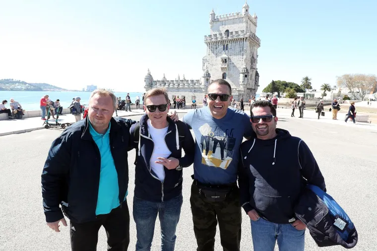 Dinamovi navijači okupirali centar Lisabona, motre ih jake policijske snage