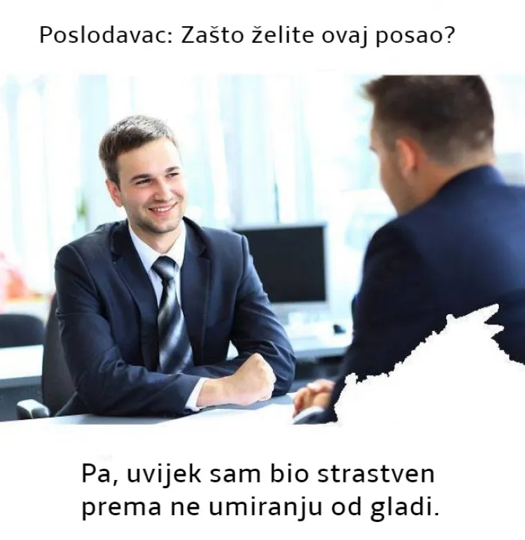 20 urnebesnih mema vezanih uz zapo&scaron;ljavanje i razgovore za posao