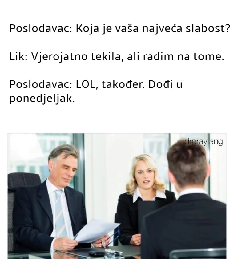 20 urnebesnih mema vezanih uz zapo&scaron;ljavanje i razgovore za posao