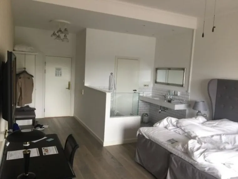 Čekaj, hoćete reći da vama kupaonica nije nasred dnevnog boravka?