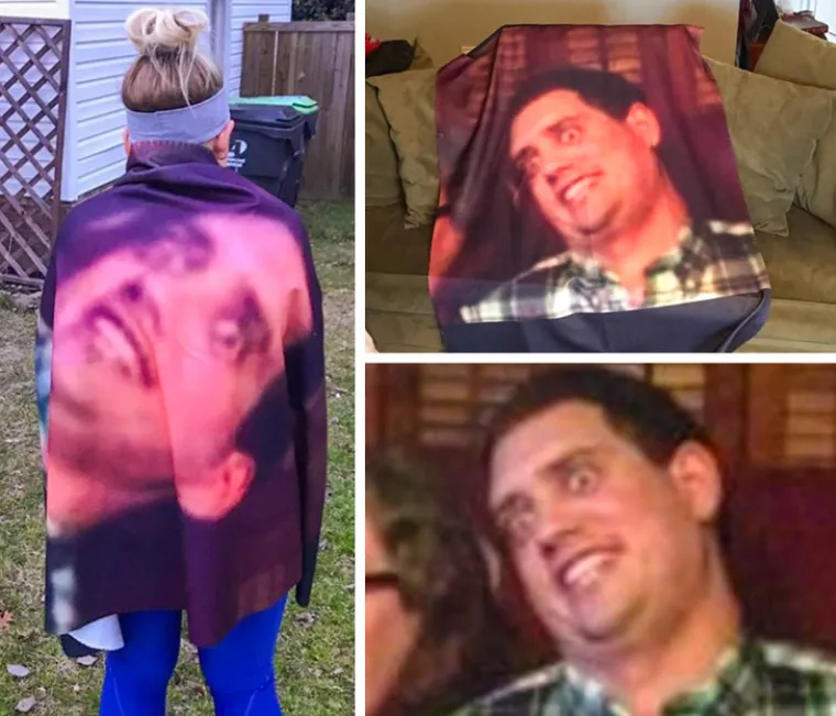 "Moja žena mrzi ovu moju fotku pa sam je pretočio na dekicu i to joj poklonio za Valentinovo."