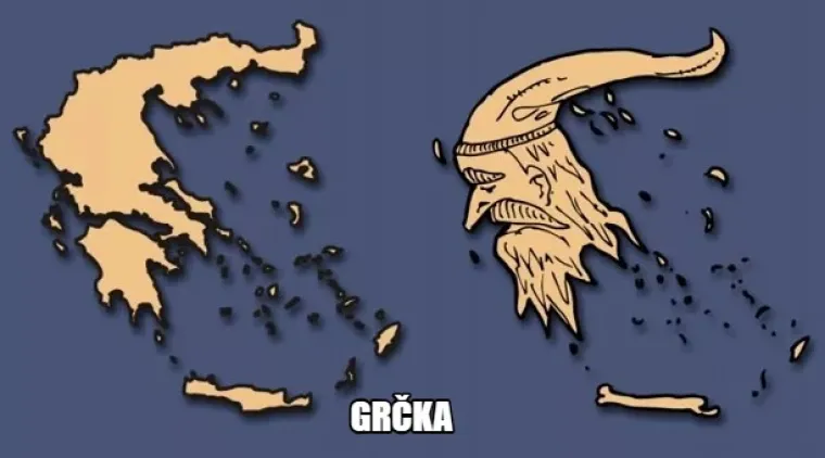 Spermiji, zmajevi i kondomi: 20 primjera kako kreativni ljudi vide oblike država