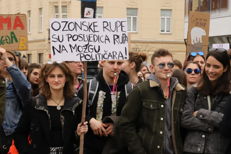 Mladi su osvjetlili obraz Hrvatske: Pogledajte &scaron;to smo sve zabilježili na prosvjedu učenika za klimu