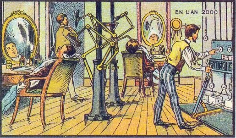 Roboti-frizeri i leteći po&scaron;tari: Evo kako su 1900. zami&scaron;ljali da će izgledati 21.stoljeće