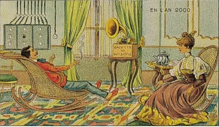 Roboti-frizeri i leteći po&scaron;tari: Evo kako su 1900. zami&scaron;ljali da će izgledati 21.stoljeće