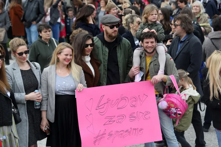 [FOTO] VELIKI PROSVJED #SPASIME U ZAGREBU: Okupile se brojne poznate osobe, pridružio se i Plenković