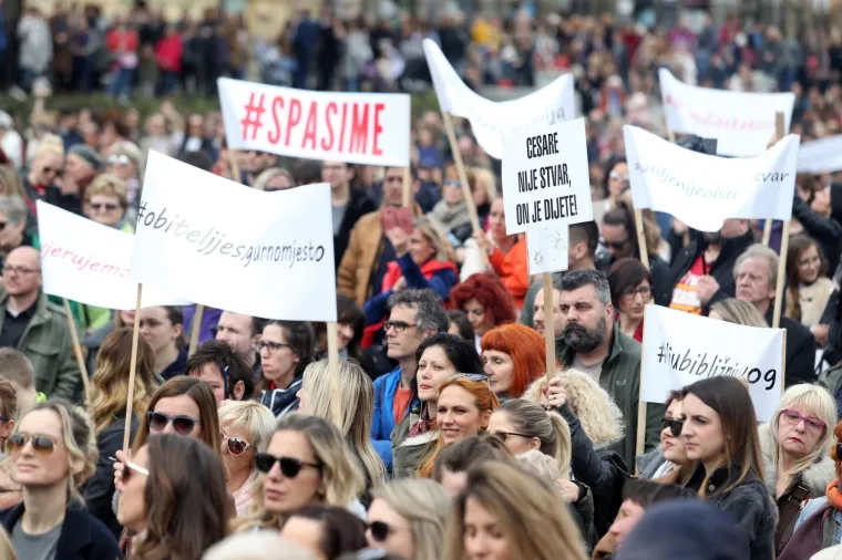 [FOTO] VELIKI PROSVJED #SPASIME U ZAGREBU: Okupile se brojne poznate osobe, pridružio se i Plenković