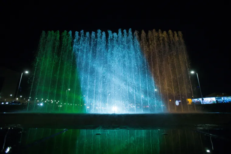 Fontane kod NSB-a povodom Dana sv. Patrika u bojama irske zastave