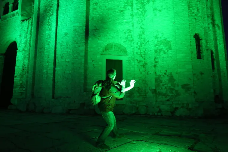 Povodom dana Sv.Patrika zadarska crkva Sv.Donata u zelenoj boji