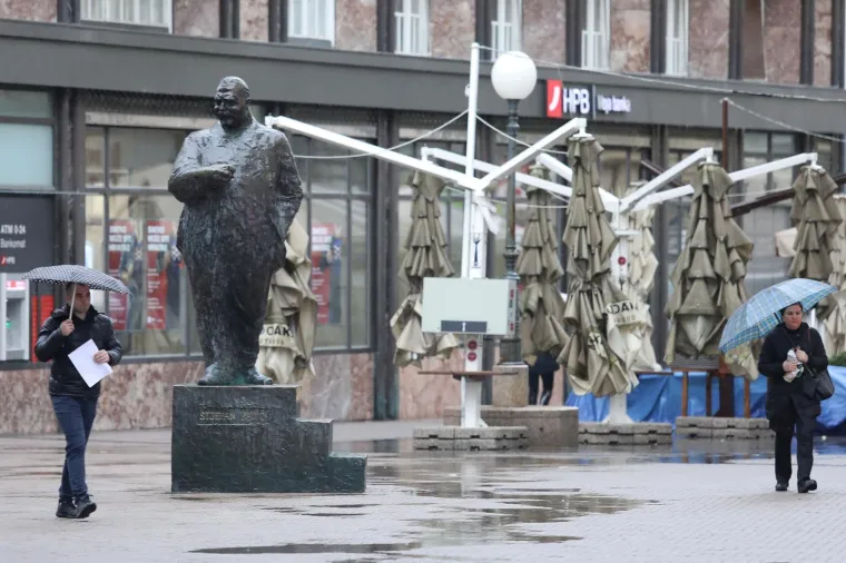 Gdje je nestalo proljeće? Ki&scaron;a i zahlađenje dočekali Zagrepčane na početku radnog tjedna