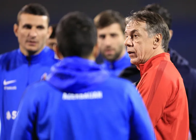 Azerbajdžan je odradio trening na Maksimiru uoči dvoboja s Hrvatskom