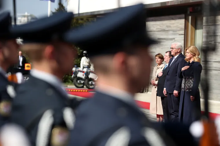 Njemački predsjednik Frank-Walter Steinmeier stigao u službeni posjeti Kolindi Grabar Kitarović