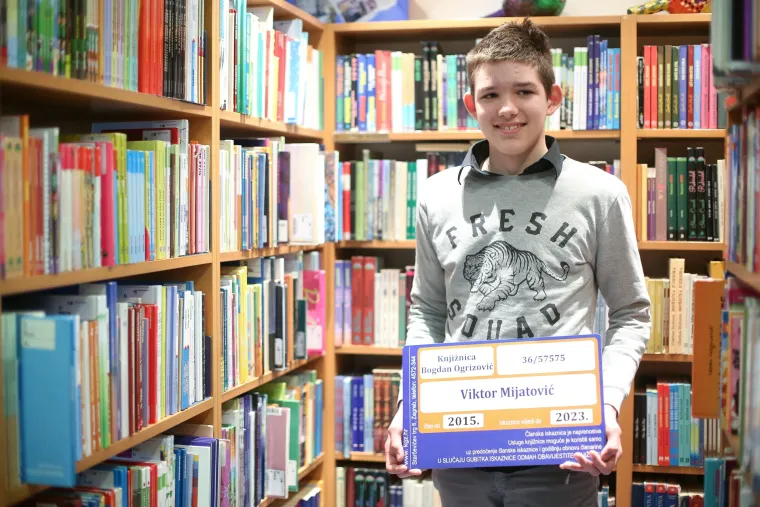 Ovo je Viktor i upravo je progla&scaron;en najčitateljem godine u izboru knjižnica grada Zagreba