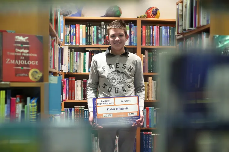 Ovo je Viktor i upravo je progla&scaron;en najčitateljem godine u izboru knjižnica grada Zagreba