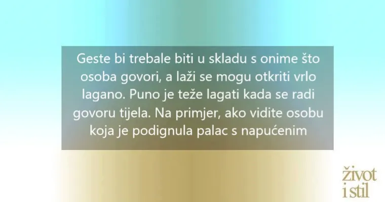 Signali tijela koji će vam pomoći da čitate druge ljude kao 'otvorenu knjigu'