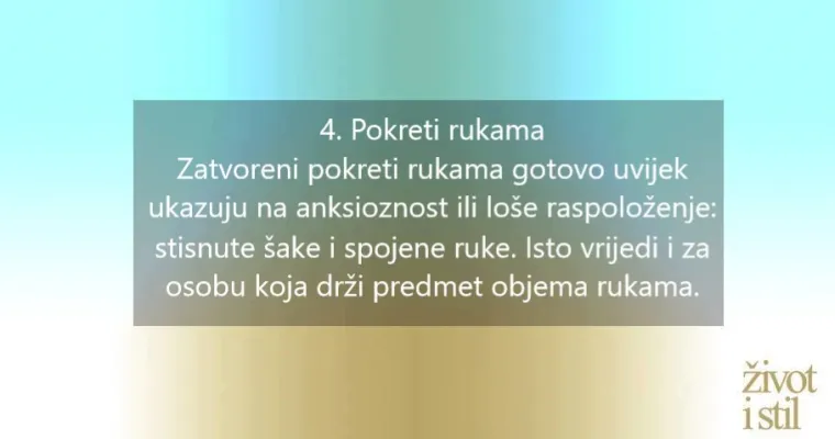 Signali tijela koji će vam pomoći da čitate druge ljude kao 'otvorenu knjigu'