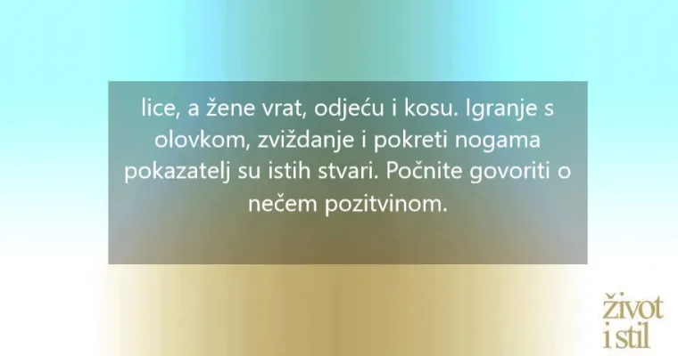 Signali tijela koji će vam pomoći da čitate druge ljude kao 'otvorenu knjigu'