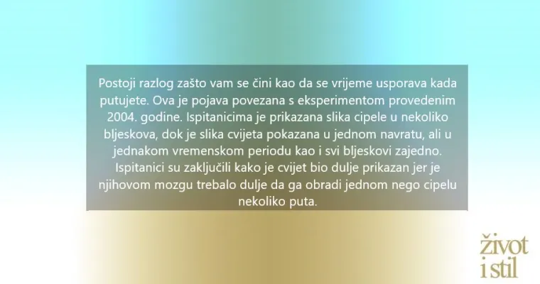 Vrijeme zaista prolazi brže kako starimo, a ovo je pravi razlog