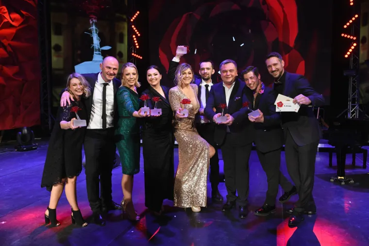 Svečana dodjela medijskih nagrada Večernjakova ruža: RTL-ova Damira Gregoret TV osoba godine!