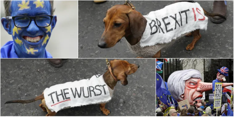 Deseci tisuća ljudi mar&scaron;iraju sredi&scaron;tem Londona: 'Jo&scaron; ni&scaron;ta nije gotovo. Vratite glas narodu'