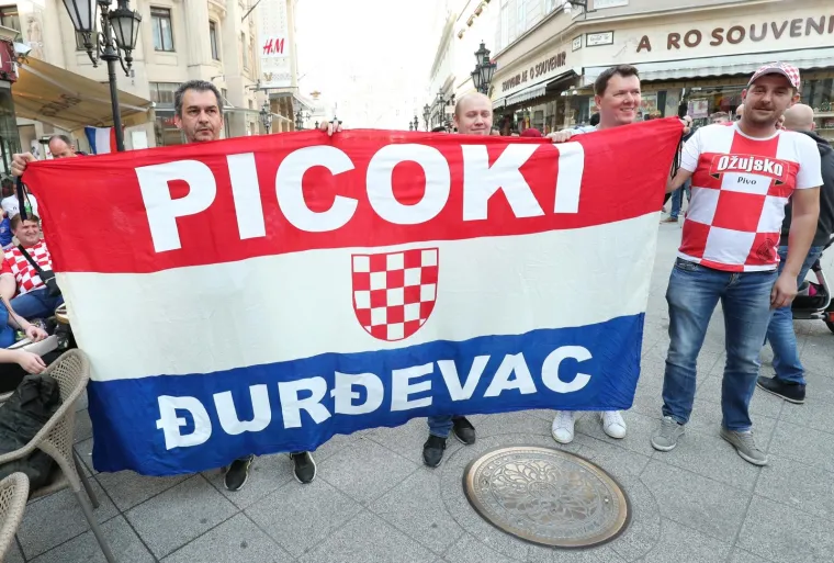 Hrvatski navijači u Budimpe&scaron;ti