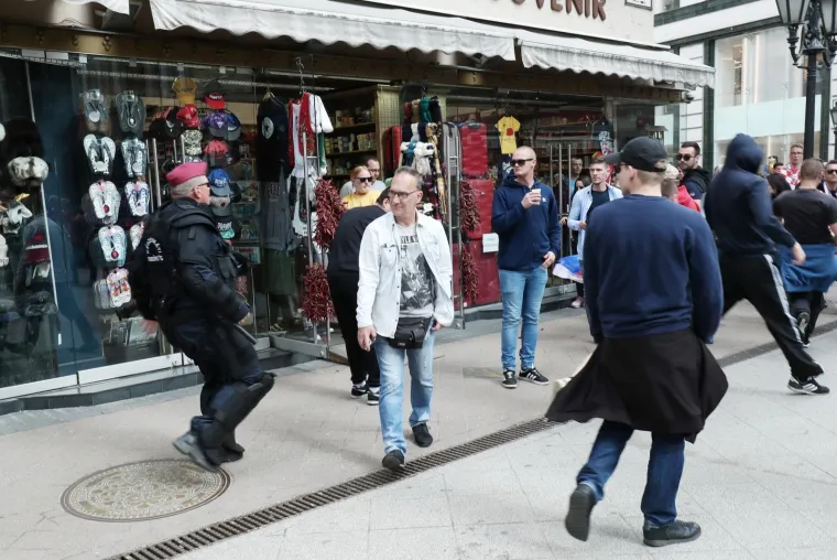 Hrvatski navijači u Budimpe&scaron;ti