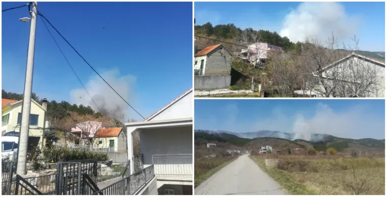 Gase ga već dva dana: Bukti požar u blizini Muća