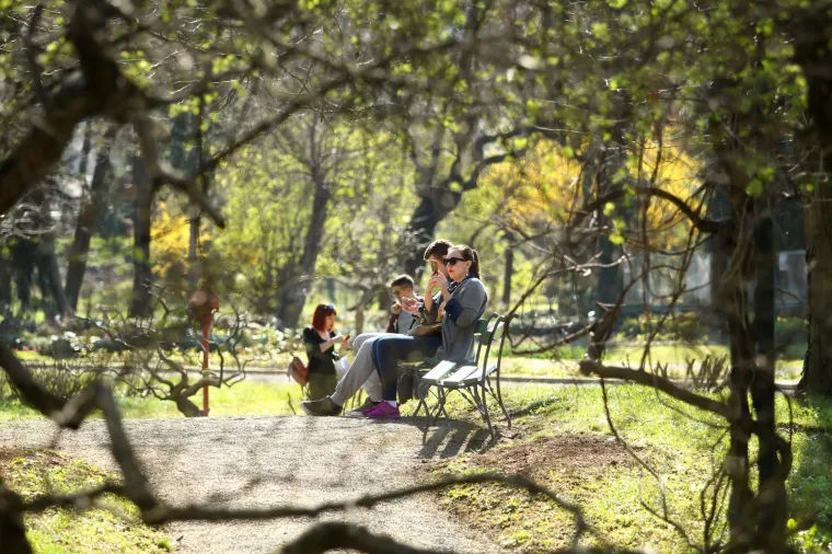 Kakva ljepota u srcu Zagreba: Bajkoviti park oživio pod toplim zrakama sunca