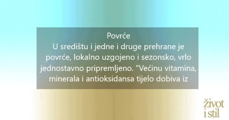 Koja je bolja, mediteranska ili japanska dijeta?