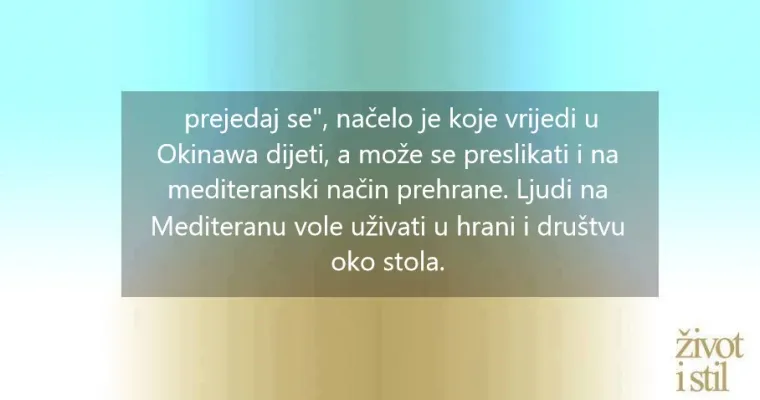 Koja je bolja, mediteranska ili japanska dijeta?