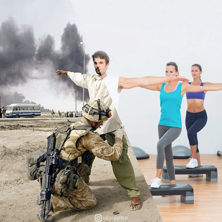 30 slika koje prikazuju kontrast između na&scaron;eg svijeta punog blagostanja i svijeta punog rata