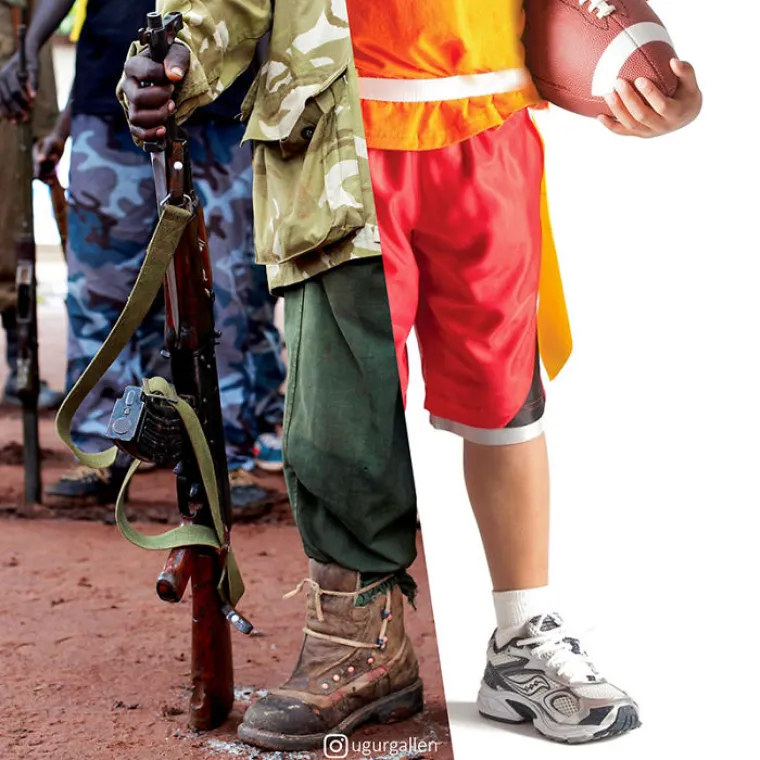 30 slika koje prikazuju kontrast između na&scaron;eg svijeta punog blagostanja i svijeta punog rata