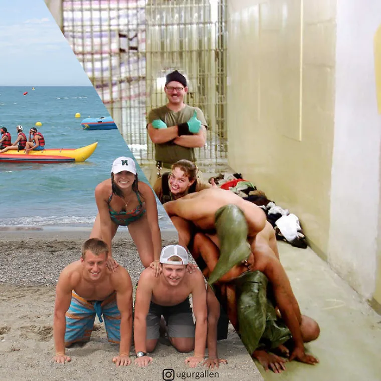 30 slika koje prikazuju kontrast između na&scaron;eg svijeta punog blagostanja i svijeta punog rata