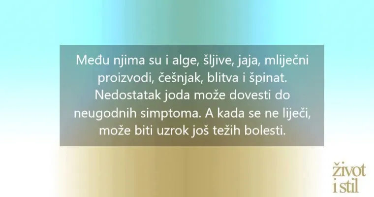 Problemi sa štitnjačom: 9 znakova da vašem tijelu nedostaje joda