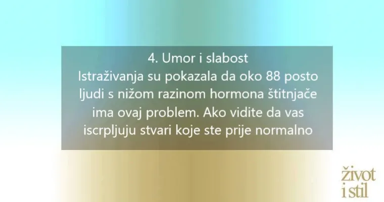 Problemi sa &scaron;titnjačom: 9 znakova da va&scaron;em tijelu nedostaje joda