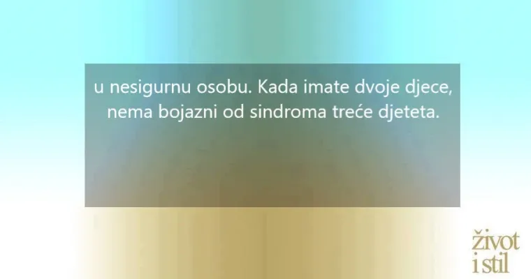 Znate li koji je, navodno, savr&scaron;en broj djece u obitelji?