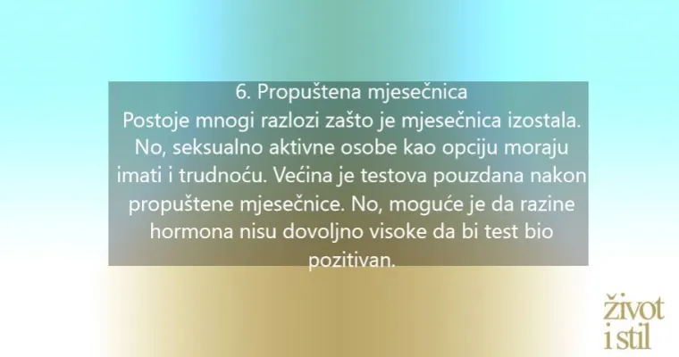 Suptilni, ali važni: 6 ranih znakova da biste trebali napraviti test trudnoće