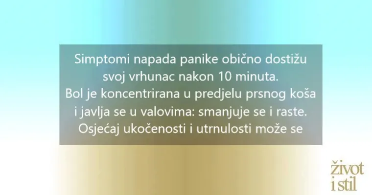 Kako razlikovati napad panike i srčani udar?