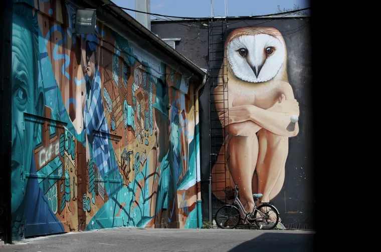 Mural Sunday Havoc umjetničkog trojca krasi zid u dvori&scaron;tu zagrebačkog Studentskog centra