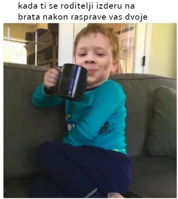 'Reći ću te materi!': 20 najjačih mema koje će razumjeti svi koji imaju brata ili sestru